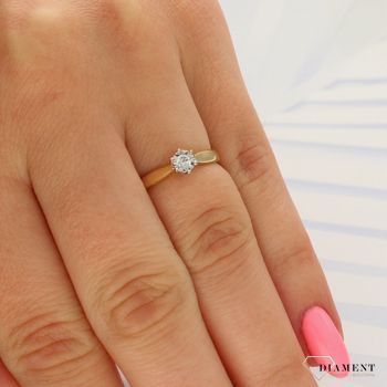 Pierścionek złoty DIAMENT 585 zaręczynowy 0,09 ct.jpg